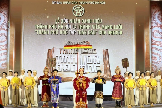 Hà Nội chính thức đón nhận danh hiệu thành viên Mạng lưới “Thành phố học tập toàn cầu” của UNESCO