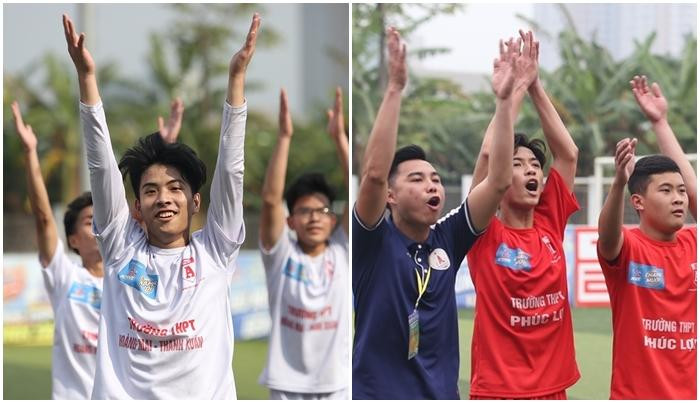 THPT Hoàng Mai và THPT Phúc Lợi hẹn nhau trong trận chung kết