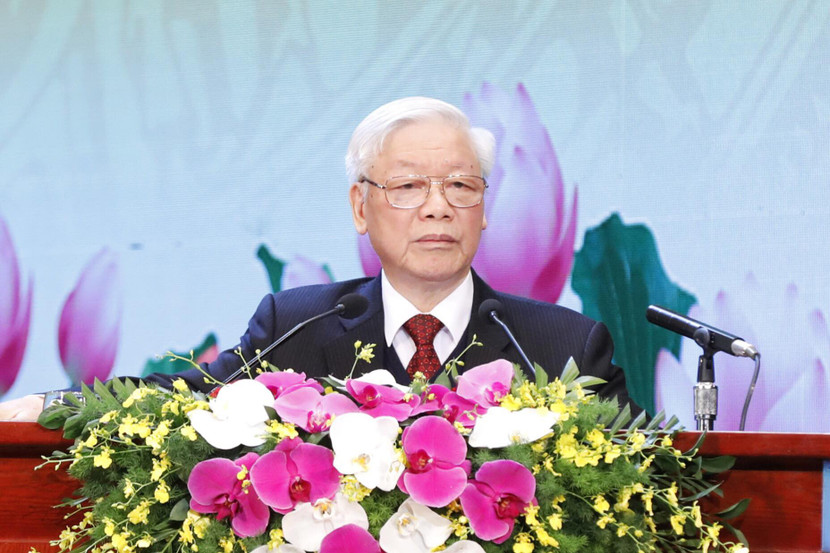 Tổng Bí thư, Chủ tịch nước Nguyễn Phú Trọng phát biểu tại Đại hội Thi đua yêu nước toàn quốc lần thứ X