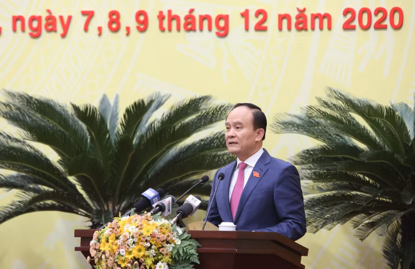 Tân Chủ tịch HĐND TP Nguyễn Ngọc Tuấn phát biểu bế mạc kỳ họp