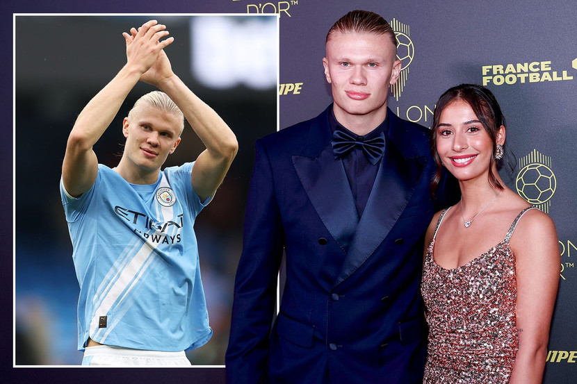 Haaland và bạn gái xinh đẹp Isabel Johansen