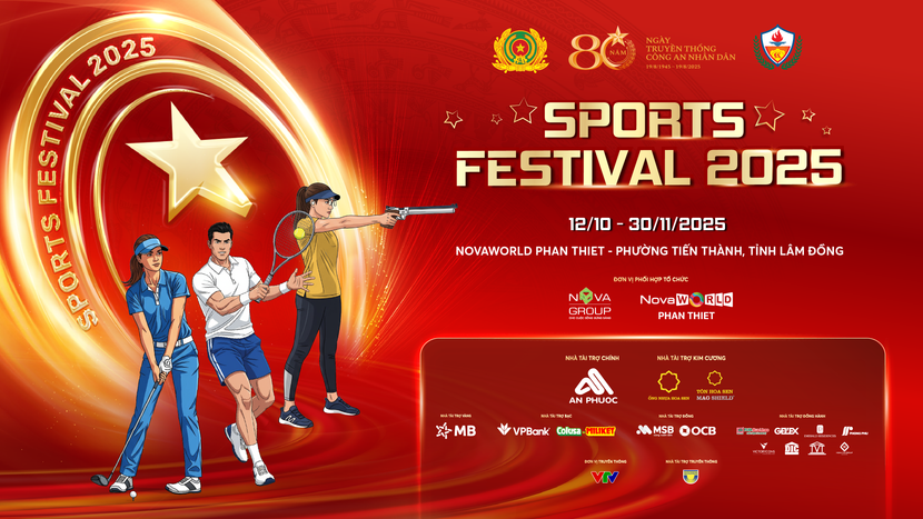 Sau thành công của giai đoạn 1, Sports Festival 2025 sẽ tiếp tục giai đoạn 2 từ 12/10 đến 30/11/2025 Sau thành công của giai đoạn 1, Sports Festival 2025 sẽ tiếp tục giai đoạn 2 từ 12/10 đến 30/11/2025