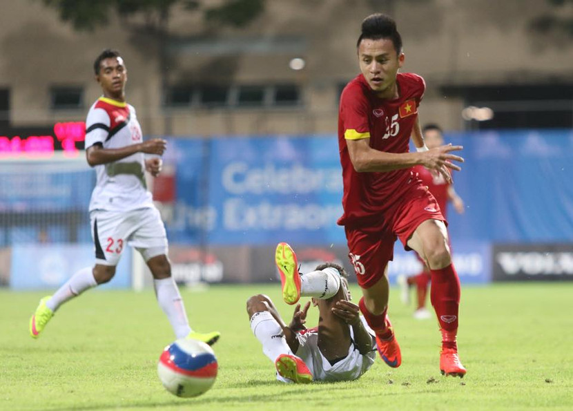 Thắng đậm Timor Leste, U23 Việt Nam giành vé vào bán kết SEA Games 28 ảnh 2