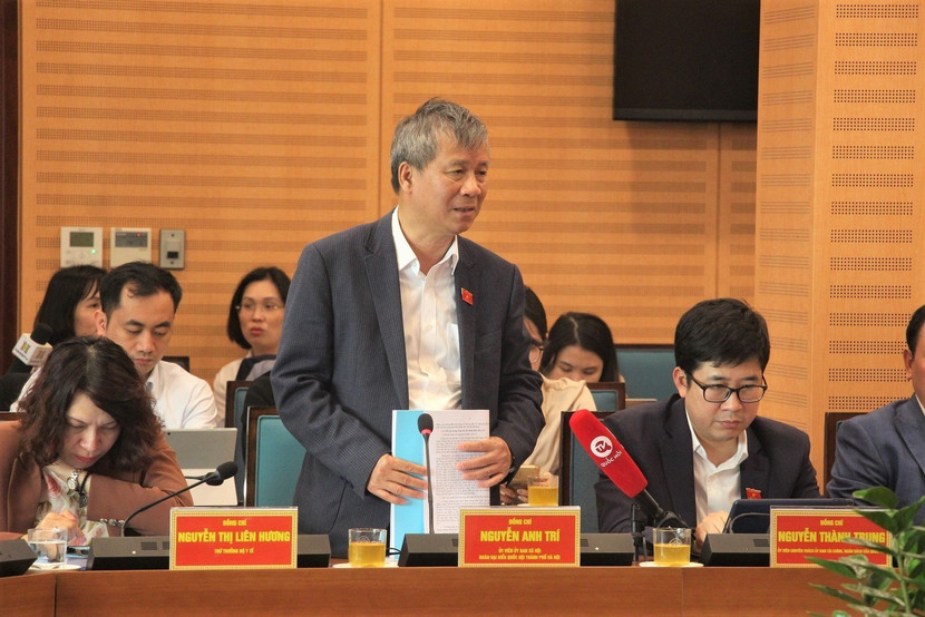 Đại biểu Quốc hội Nguyễn Anh Trí phát biểu tại buổi giám sát Đại biểu Quốc hội Nguyễn Anh Trí phát biểu tại buổi giám sát