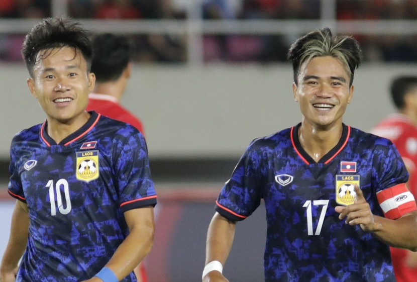 ĐT Lào ghi 3 bàn và buộc Indonesia phải chia điểm