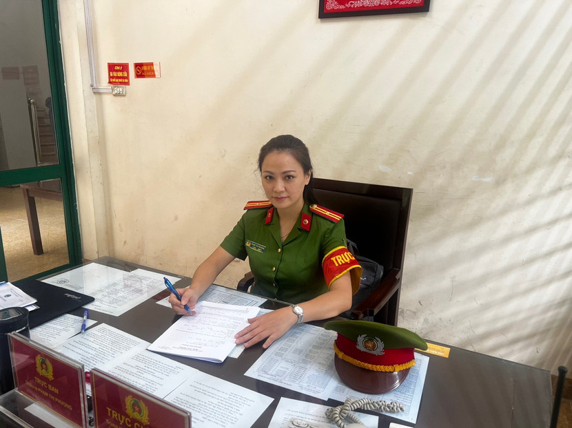 Thiếu tá Phạm Thị Phượng, CSKV tổ 23b phường Trung Hoà, quận Cầu Giấy Thiếu tá Phạm Thị Phượng, CSKV tổ 23b phường Trung Hoà, quận Cầu Giấy