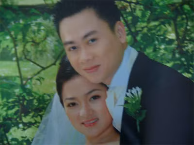 Bức ảnh đẹp của vợ chồng Hoa hậu Nguyễn Thị Huyền