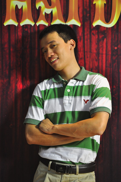 Phạm Quang Thọ được nghệ sĩ hài Hồng Vân khen là có duyên