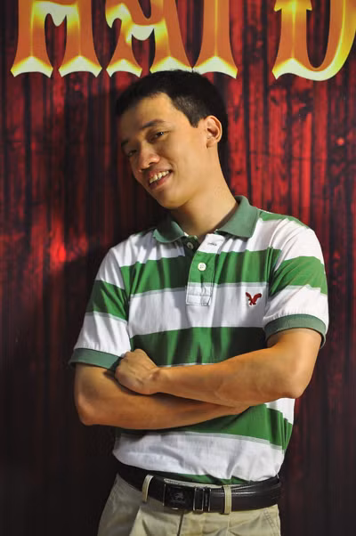 Phạm Quang Thọ được nghệ sĩ hài Hồng Vân khen là có duyên