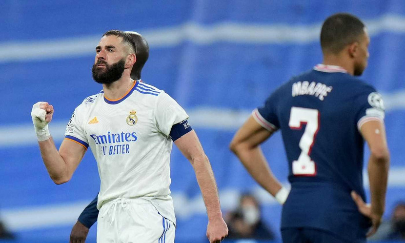 Benzema tỏa sáng với cú hattrick làm lu mờ Mbappe