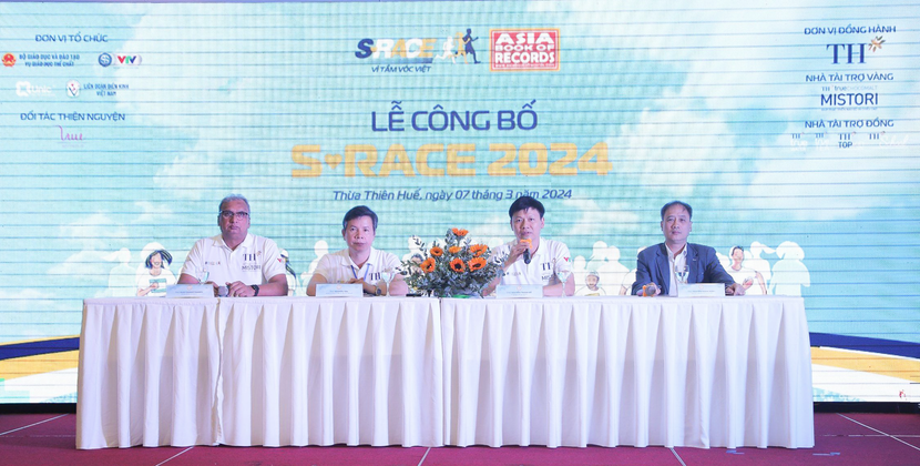 Lễ công bố Giải chạy dành cho học sinh - sinh viên S-Race 2024 với thông điệp “Vì tầm vóc Việt"