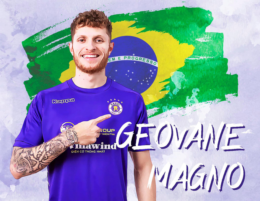 Hà Nội FC giới thiệu tân binh Geovane Magno