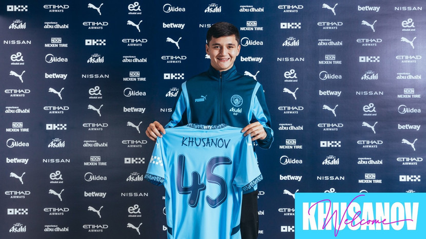 Khusanov gia nhập Man City