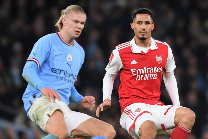 Haaland (trái) sẽ trở lại khi Man City gặp Arsenal Haaland (trái) sẽ trở lại khi Man City gặp Arsenal