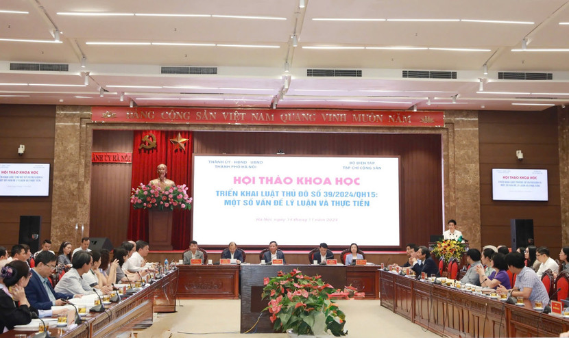 Hội thảo khoa học “Triển khai Luật Thủ đô - Một số vấn đề lý luận và thực tiễn”