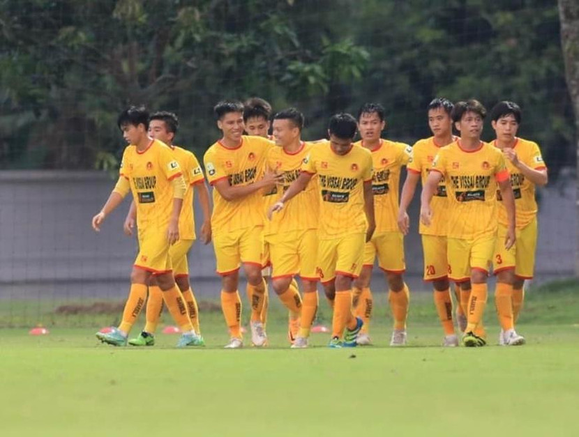 CLB CAND bảo toàn vị trí thứ 2 trên BXH giải hạng Nhất (Ảnh: CAND)