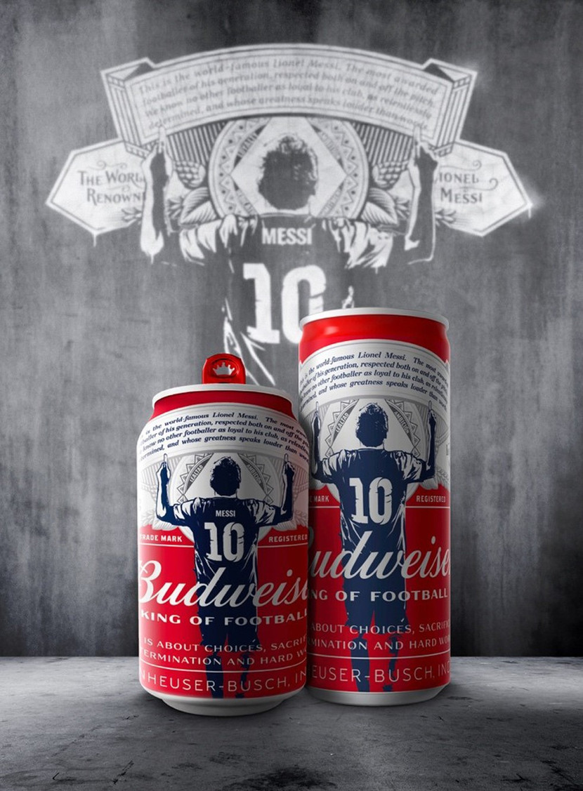 Lionel Messi là đại sứ mới nhất của Budweiser