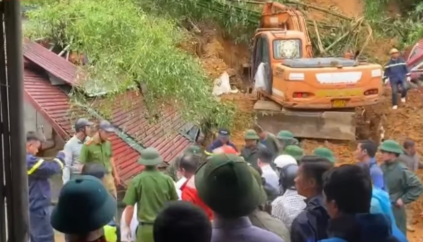 Hiện trường tìm thấy thi thể nạn nhân vụ sạt lở đất ở Sa Pa - Lào Cai