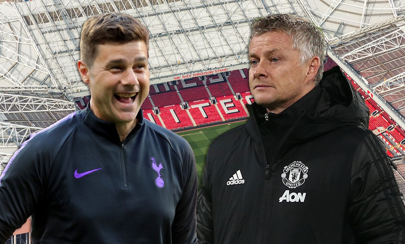 Pochettino (trái) sẽ sớm đến Old Trafford thay Solskjaer? Pochettino (trái) sẽ sớm đến Old Trafford thay Solskjaer?