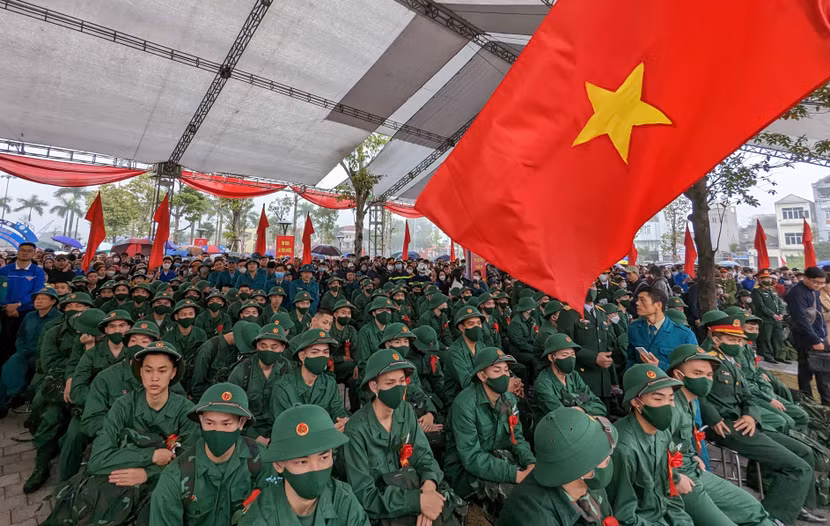 Toàn huyện Đông Anh có 236 công dân nhập ngũ đợt này