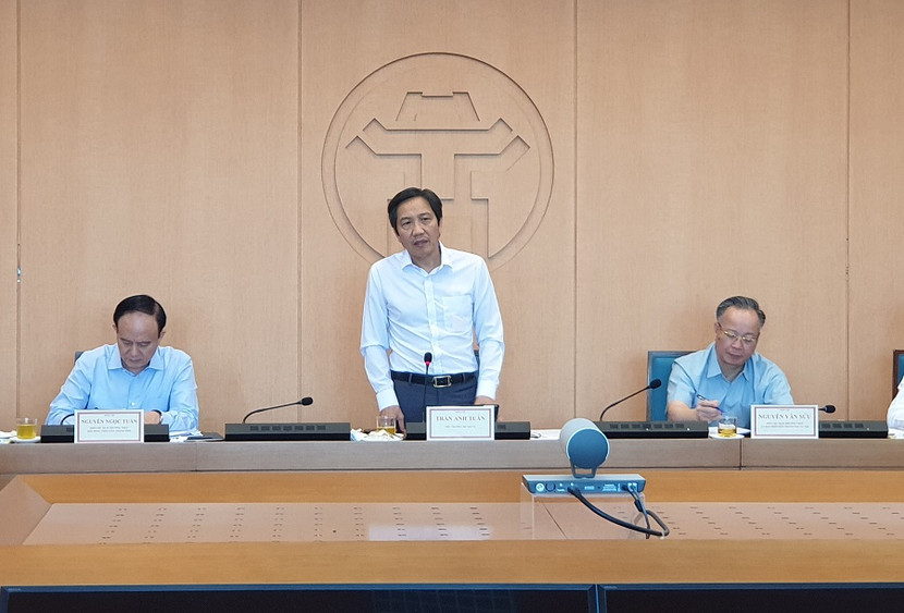 Thứ trưởng Bộ Nội vụ Trần Anh Tuấn phát biểu tại hội nghị