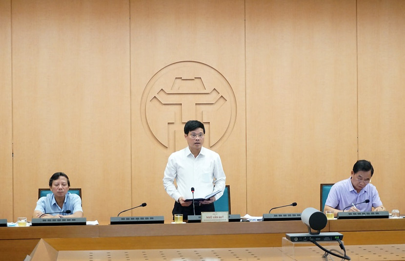 Phó Chủ tịch UBND TP Ngô Văn Quý phát biểu kết luận tại phiên họp Phó Chủ tịch UBND TP Ngô Văn Quý phát biểu kết luận tại phiên họp