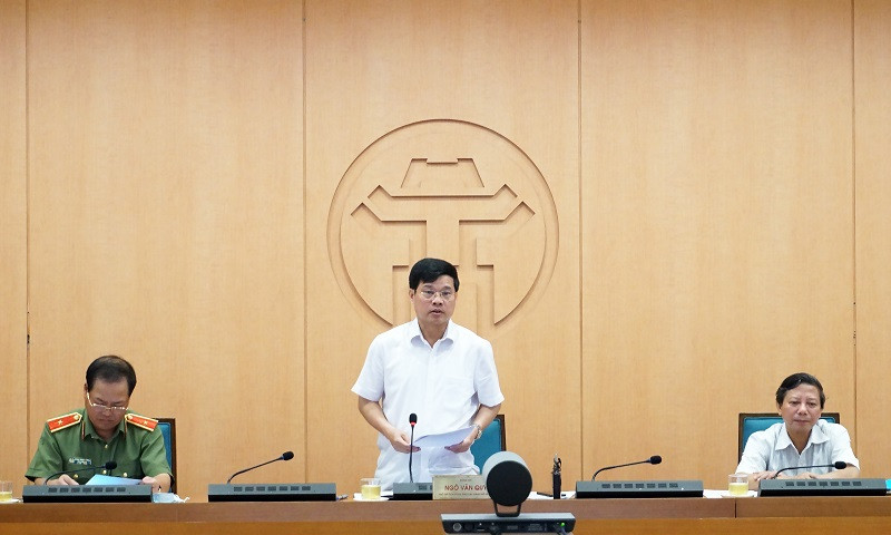 Phó Chủ tịch UBND TP Ngô Văn Quý phát biểu tại phiên họp