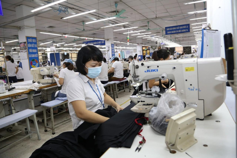 Sản xuất an toàn tại Công ty May 10 Sản xuất an toàn tại Công ty May 10