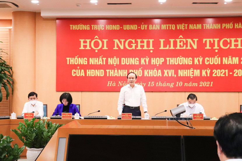 Chủ tịch HĐND TP Nguyễn Ngọc Tuấn phát biểu tại hội nghị Chủ tịch HĐND TP Nguyễn Ngọc Tuấn phát biểu tại hội nghị