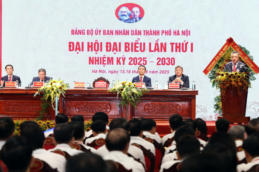 Sáng 16/8, Đại hội đại biểu Đảng bộ UBND TP Hà Nội lần thứ I, nhiệm kỳ 2025 - 2030 đã chính thức khai mạc Sáng 16/8, Đại hội đại biểu Đảng bộ UBND TP Hà Nội lần thứ I, nhiệm kỳ 2025 - 2030 đã chính thức khai mạc