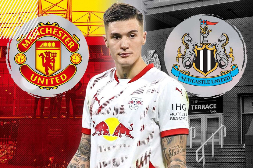 MU và Newcastle ganh đua căng thẳng ví Sesko