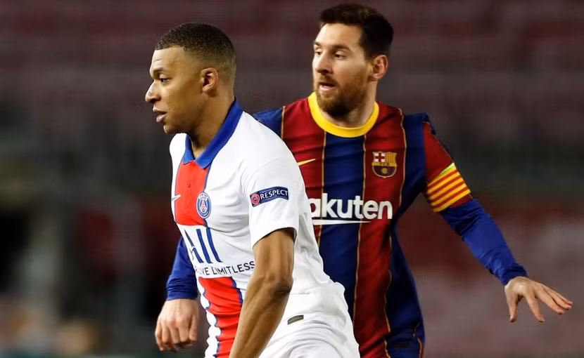Mbappe làm Messi bị lu mờ ngay tại Nou Camp