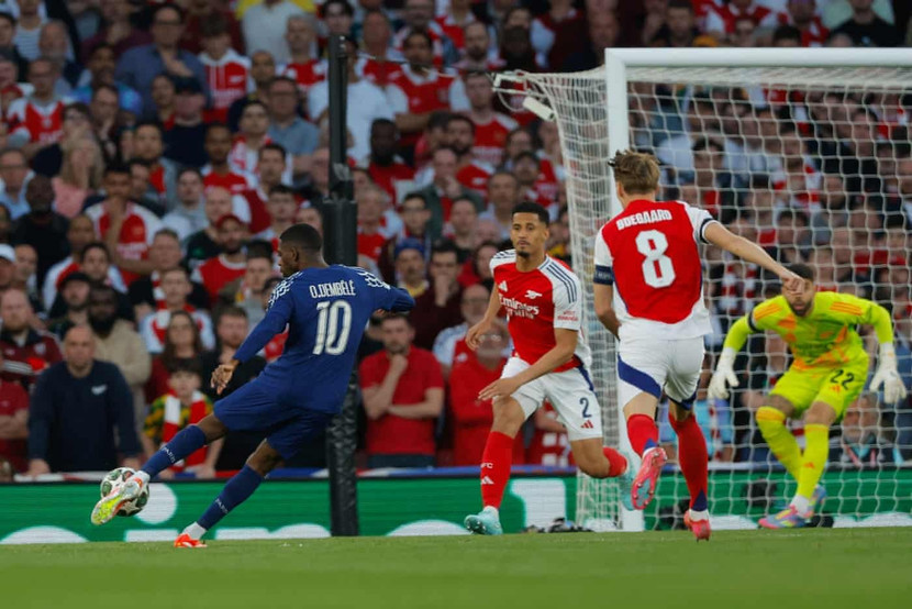 Dembele ghi bàn tuyệt đẹp từ rất sớm cho PSG