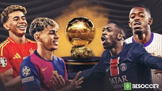 Yamal và Dembele là hai ứng cử viên Quả bóng Vàng 2025 lớn nhất (Ảnh: Besoccer)