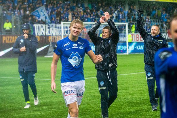 HLV Solskjaer và Haaland khi còn ở Molde