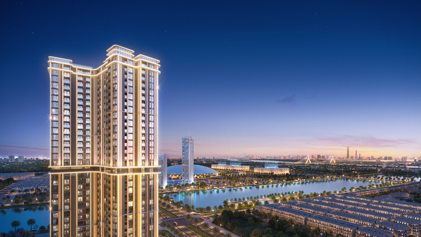 Thiết kế kiến trúc tòa tháp căn hộ lấy cảm hứng từ vẻ đẹp cổ kính của thành Cổ Loa