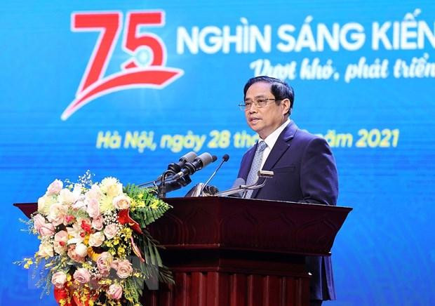 Thủ tướng Chính phủ Phạm Minh Chính phát biểu tại buổi lễ