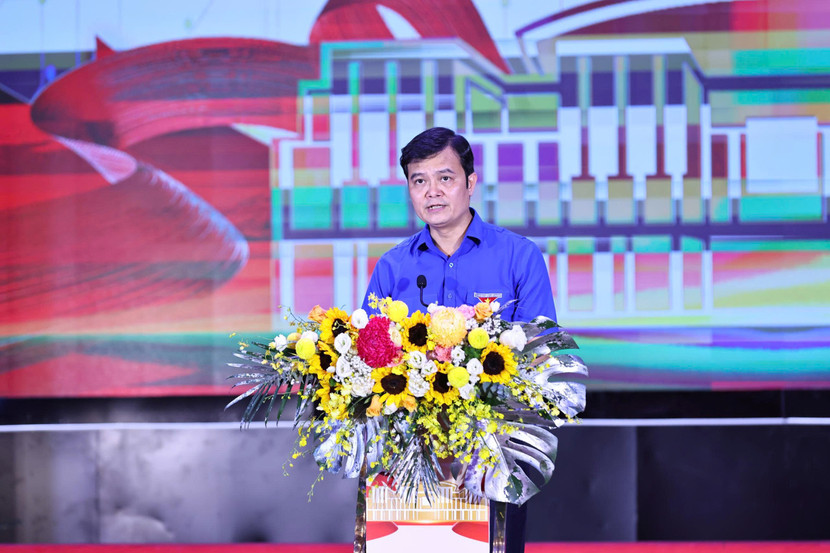 Anh Bùi Quang Huy - Ủy viên dự khuyết Trung ương Đảng, Bí thư thứ nhất Trung ương Đoàn phát biểu phát động cuộc thi Anh Bùi Quang Huy - Ủy viên dự khuyết Trung ương Đảng, Bí thư thứ nhất Trung ương Đoàn phát biểu phát động cuộc thi
