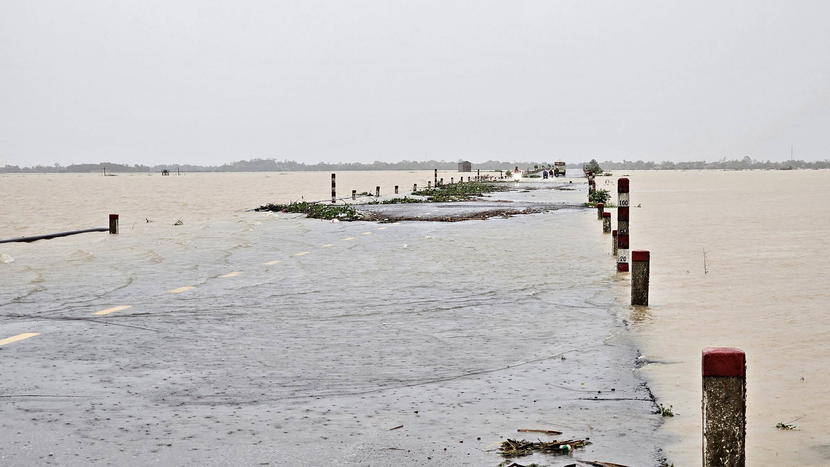 Quảng Trị là địa phương bị thiệt hại nặng do ảnh hưởng của bão số 1