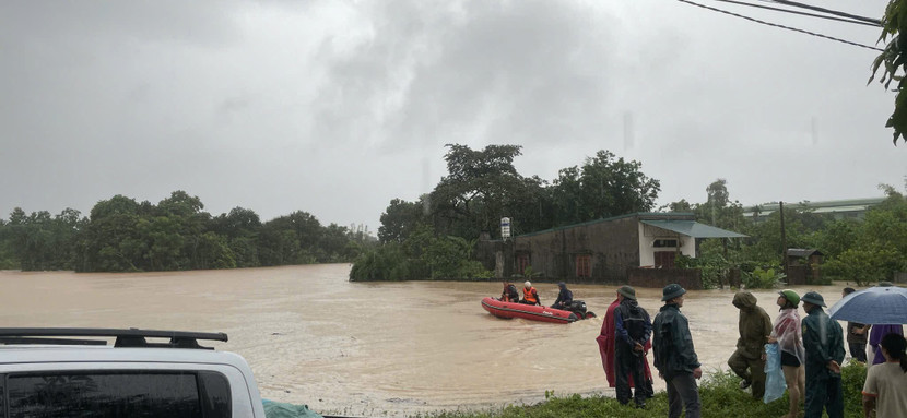 Nhiều khu vực tại Thái Nguyên bị ngập lụt