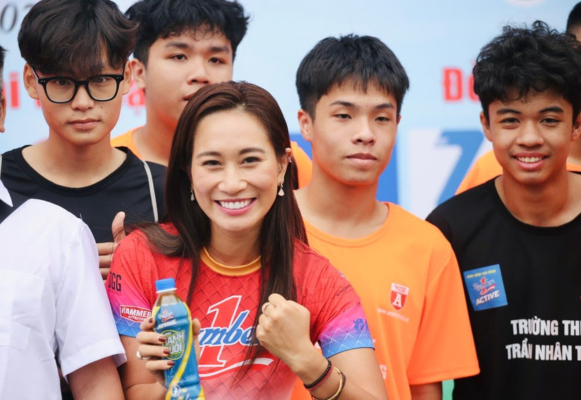 Nhãn hàng Number 1 Active Chanh Muối tiếp tục đồng hành với Giải bóng đá học sinh THPT Hà Nội của Báo An ninh Thủ đô