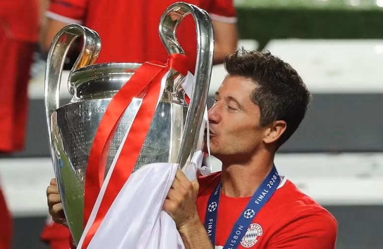 Chức vô địch Champions League thật ngọt ngào với Lewandowski