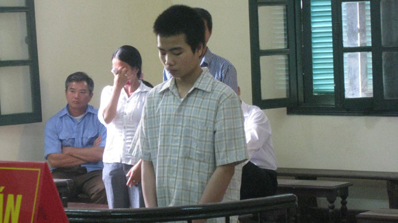 Lê Bảo Trọng tại phiên tòa