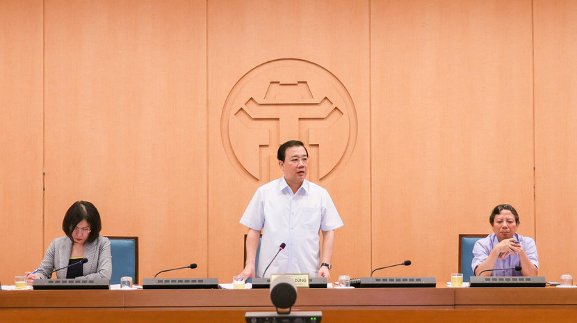Phó Chủ tịch UBND TP Hà Nội Chử Xuân Dũng phát biểu kết luận phiên họp