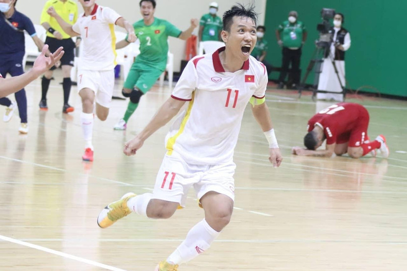 ĐT futsal Việt Nam trải qua trận đấu quả cảm...
