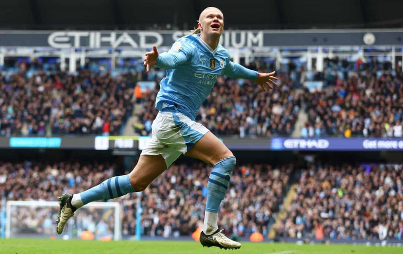 Haaland tiếp tục ghi bàn sau khi trở lại