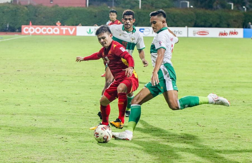 Indonesia chơi rất rát trước các cầu thủ Việt Nam