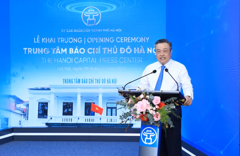 Chủ tịch UBND TP chia sẻ kỳ vọng với Trung tâm Báo chí Thủ đô Hà Nội Chủ tịch UBND TP chia sẻ kỳ vọng với Trung tâm Báo chí Thủ đô Hà Nội