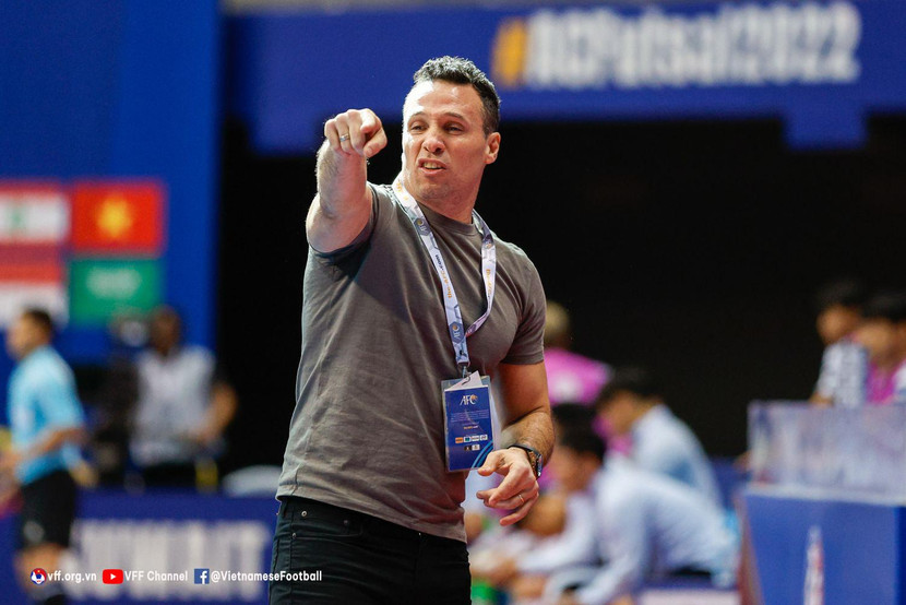 HLV Diego Raul Giustozzi của ĐT futsal Việt Nam