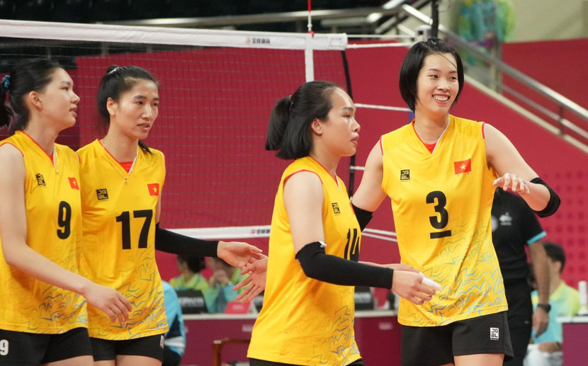 Bóng chuyền nữ Việt Nam khởi đầu thuận lợi ở ASIAD 19 Bóng chuyền nữ Việt Nam khởi đầu thuận lợi ở ASIAD 19